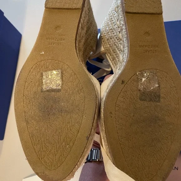 Stuart Weiztman off white lace up espadrille - Picture 4 of 4